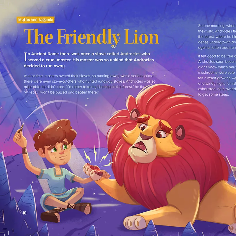 Children's book illustration sample by Potter Publishers